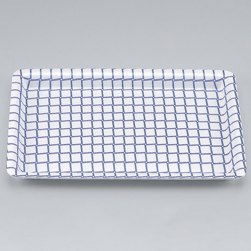 シーピー化成 刺身用トレー V-403 レースブルー 50個/袋（ご注文単位10袋）【直送品】