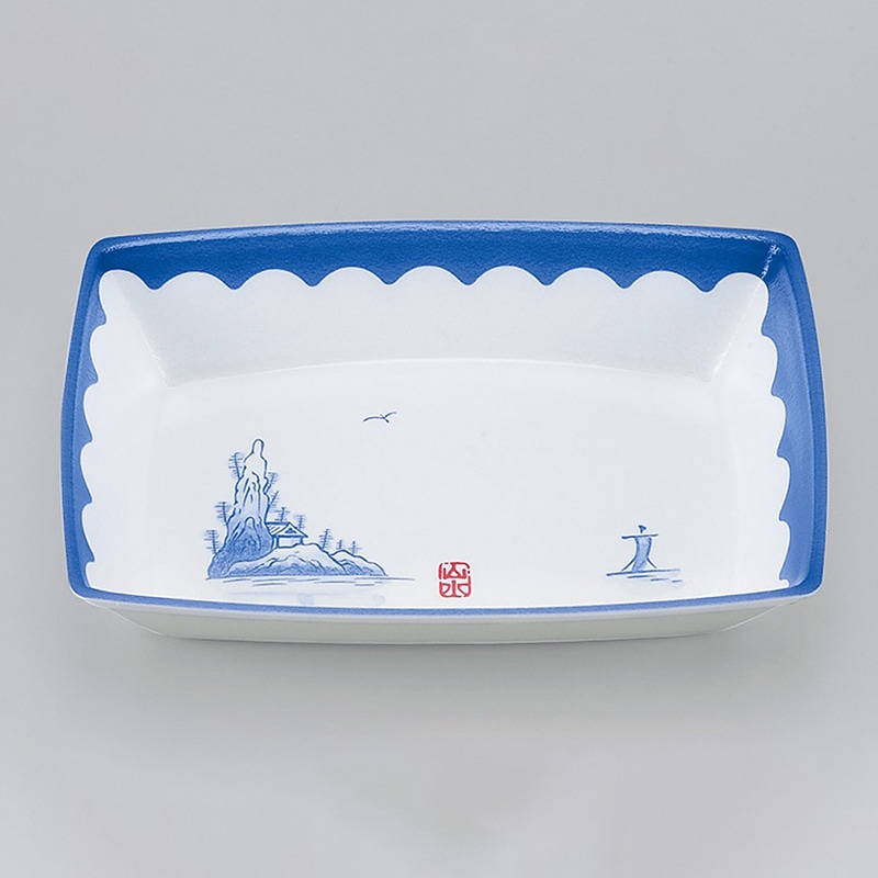 シーピー化成 刺身用トレー VP-5 山水 50枚/袋（ご注文単位30袋）【直送品】