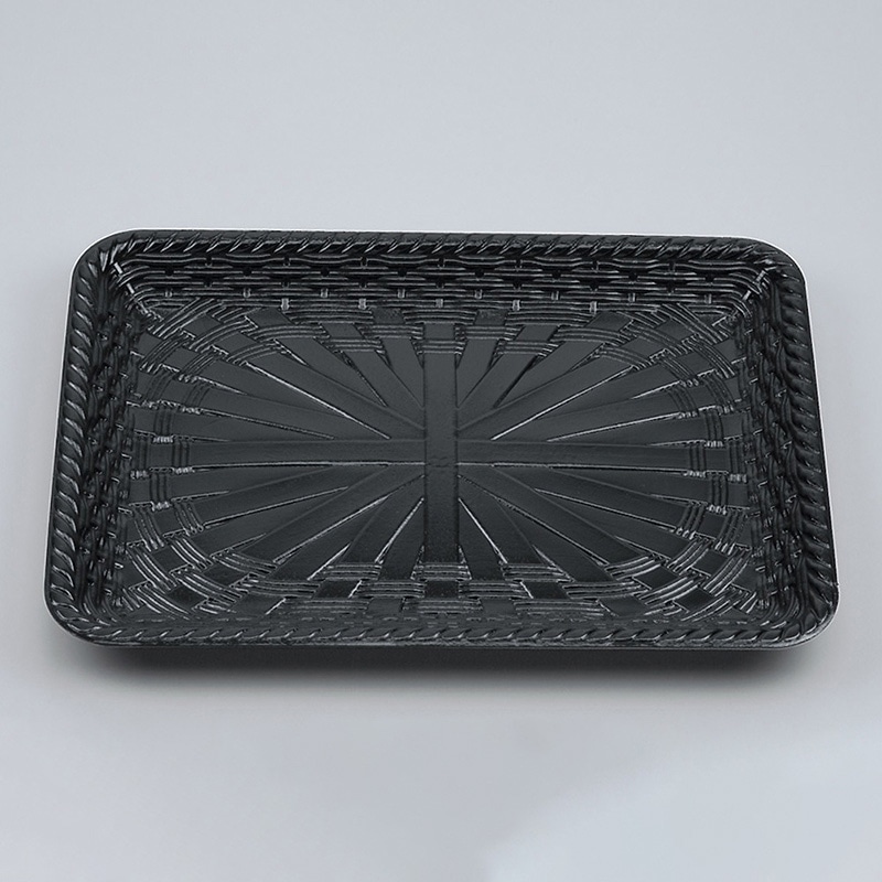 シーピー化成 惣菜容器 P-55 黒 100個/袋（ご注文単位12袋）【直送品】