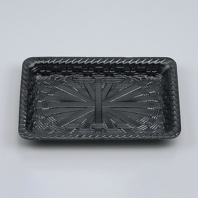 シーピー化成 惣菜容器 P-84 黒 50個/袋（ご注文単位10袋）【直送品】