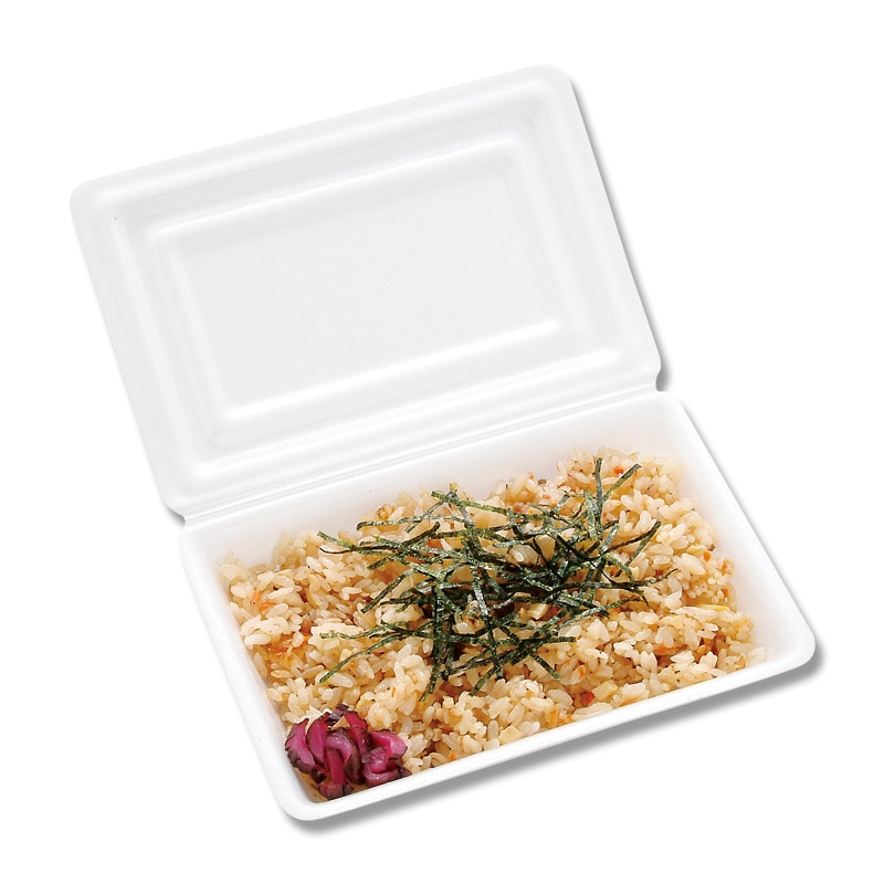 シーピー化成 折蓋付食品トレー 中 VK-32 無地 50枚/袋(ご注文単位18袋)【直送品】