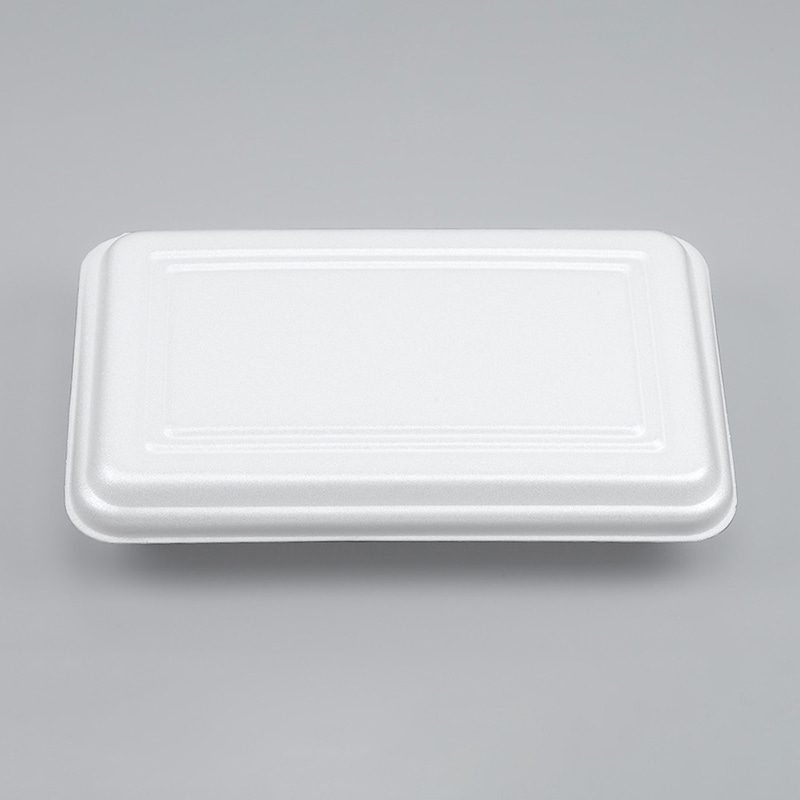 シーピー化成 米飯容器　折蓋角丸大 VK-61 無地 50枚/袋（ご注文単位18袋）【直送品】