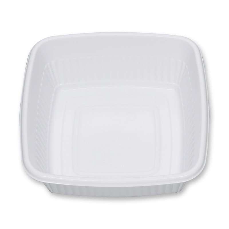 シーピー化成 弁当容器 BF-210 本体 ホワイト 50枚/袋