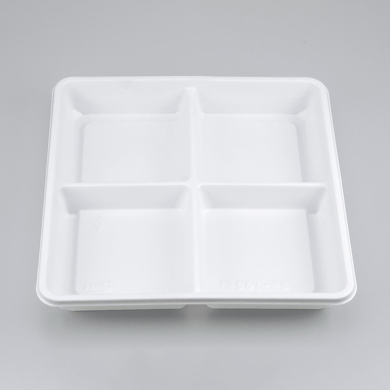 シーピー化成 弁当容器　本体 BF-162-1 ホワイト 50枚/箱（ご注文単位12箱）【直送品】