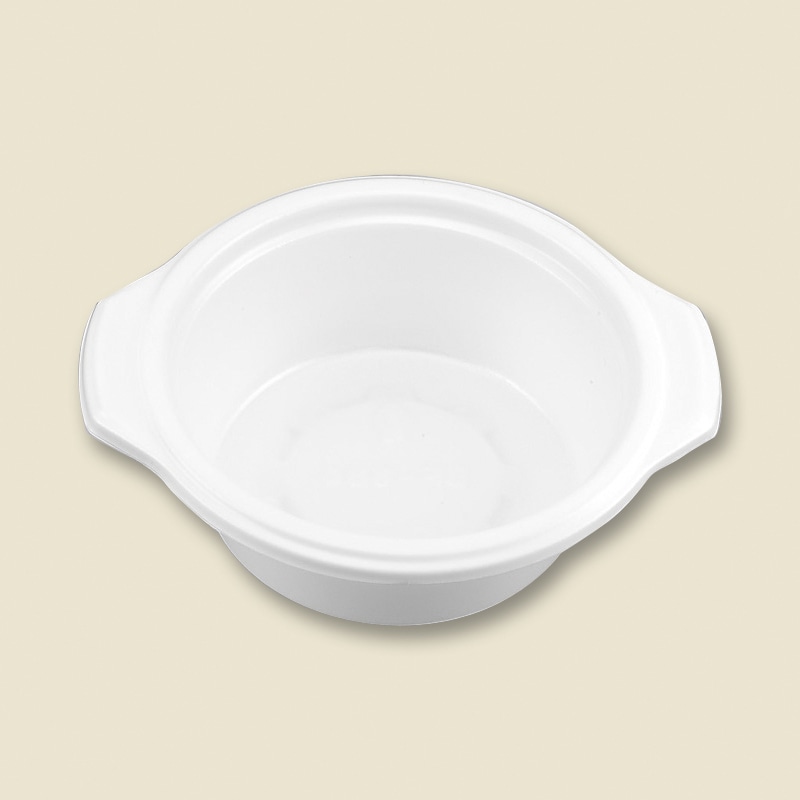 シーピー化成 鍋型容器 BF-384 本体 ホワイト 50枚/袋