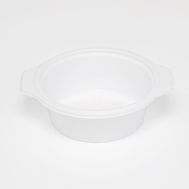 シーピー化成 鍋型容器 BF-385 本体 ホワイト 50枚/袋