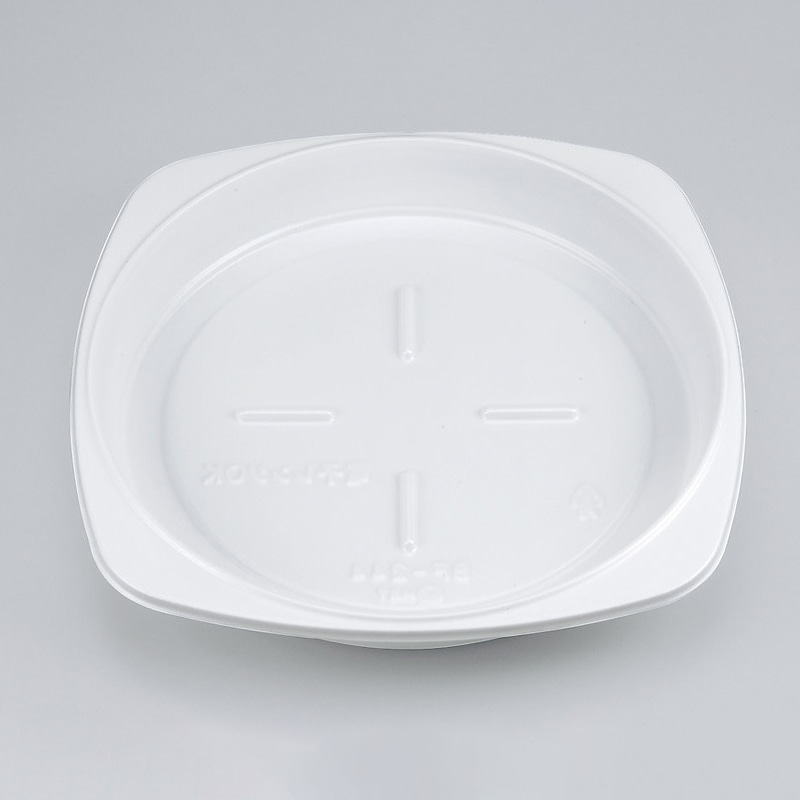 シーピー化成 惣菜容器　本体 BF-244 ホワイト 50枚/袋（ご注文単位12袋）【直送品】