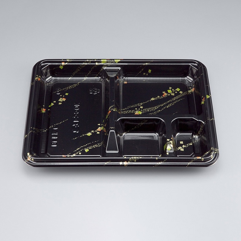 シーピー化成 弁当容器 BF弁当6 本体 金の舞 50枚/袋(ご注文単位16袋)【直送品】