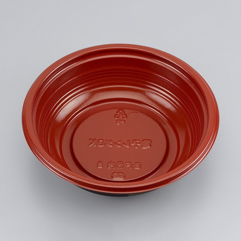 シーピー化成 丼容器 BF丼内 本体 3 赤つづみ 50個/袋(ご注文単位18袋)【直送品】