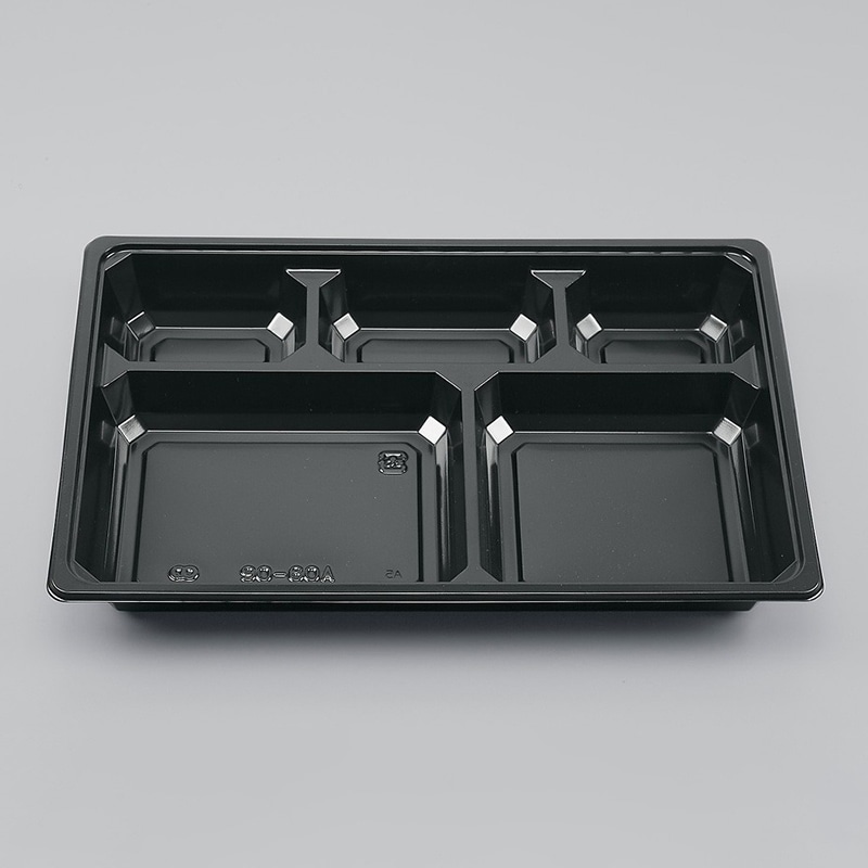 シーピー化成 紙容器一体型　中仕切  90-60A　黒 50枚/袋（ご注文単位6袋）【直送品】