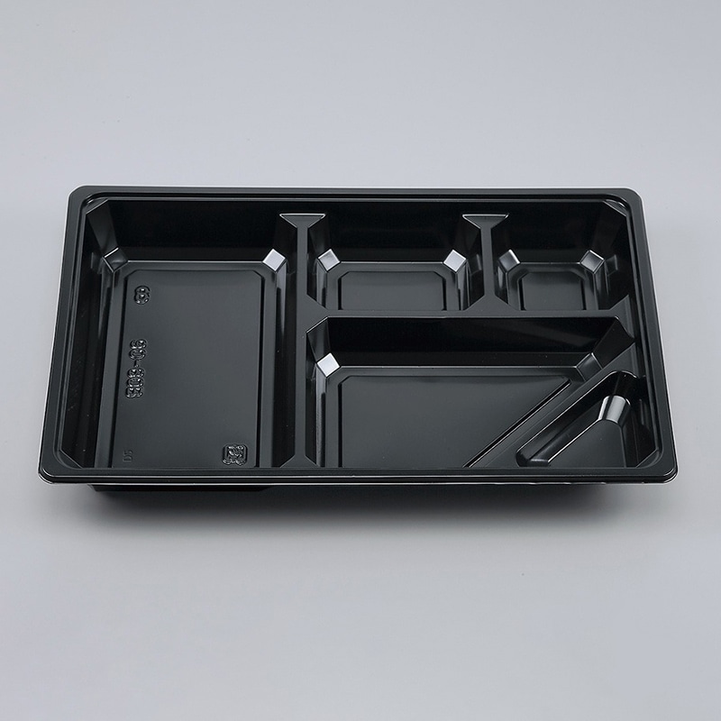 シーピー化成 紙容器一体型　中仕切  90-60B　黒 50枚/袋（ご注文単位6袋）【直送品】