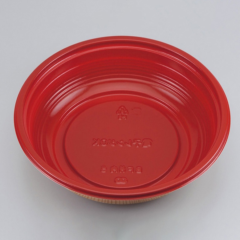 >シーピー化成 丼容器 BF丼内 本体 5 赤杉 50枚/袋(ご注文単位12袋)【直送品】
