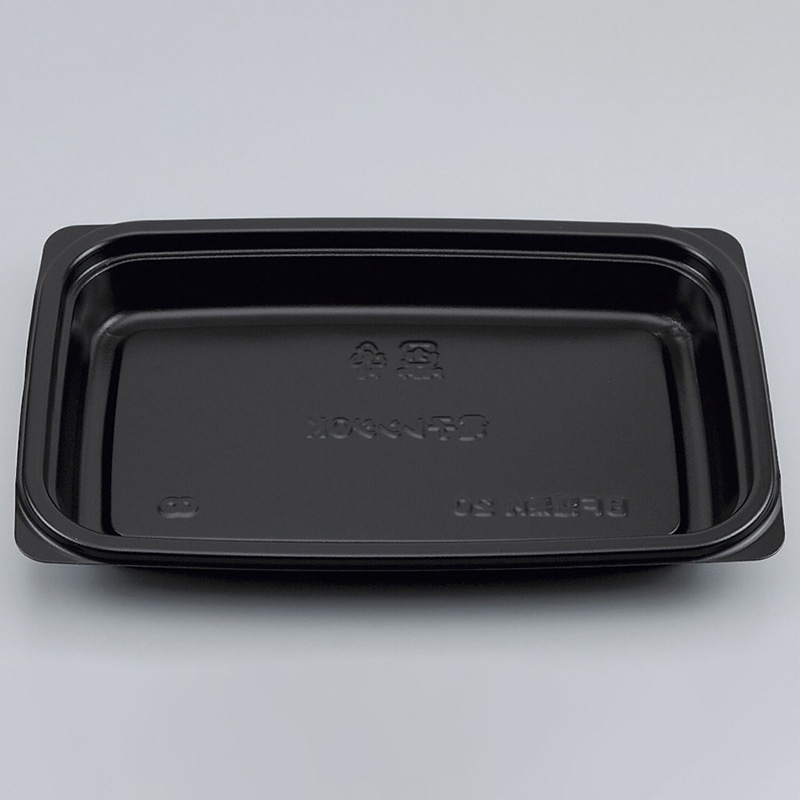 シーピー化成 惣菜容器　BF惣菜内　本体 20 黒 50個/袋（ご注文単位18袋）【直送品】