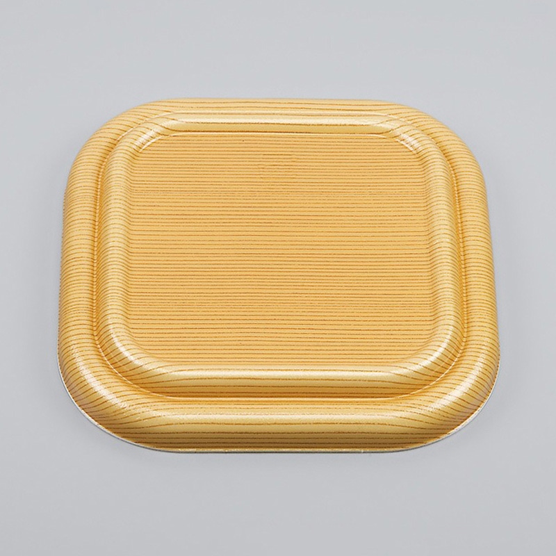 シーピー化成 丼容器 共のせ蓋 VK-78 杉目 25枚/袋(ご注文単位16袋)【直送品】