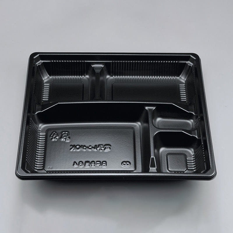 シーピー化成 弁当容器　BF弁当　本体 64 黒 50個/袋（ご注文単位12袋）【直送品】