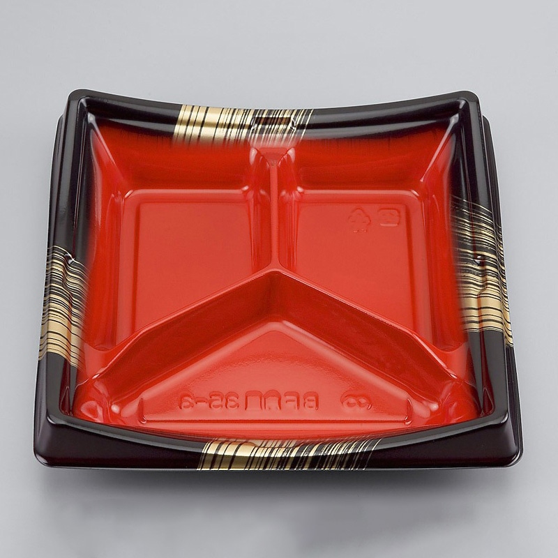 シーピー化成 弁当容器　BF角皿　本体 35-3 西京 50個/袋（ご注文単位12袋）【直送品】