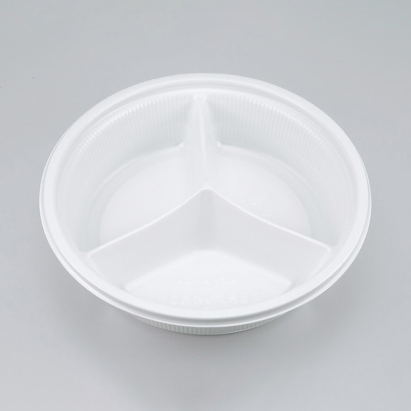 シーピー化成 惣菜容器　BFデリカ内　本体 3 ホワイト 50個/袋（ご注文単位12袋）【直送品】