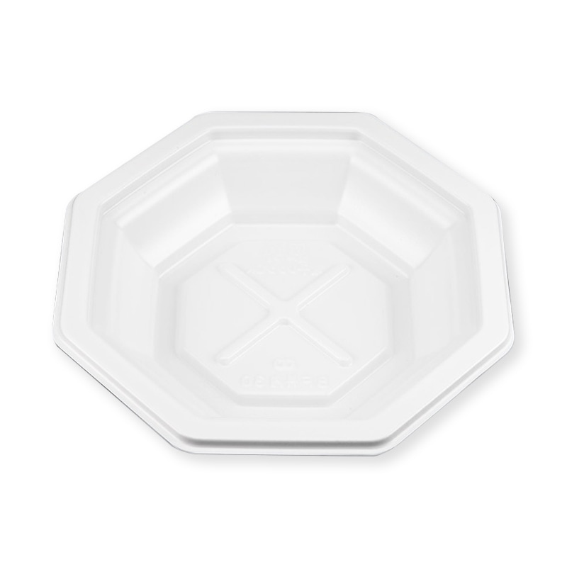 シーピー化成 八角形丼容器 本体 BF丼内30 ホワイト本体 50枚/袋(ご注文単位12袋)【直送品】