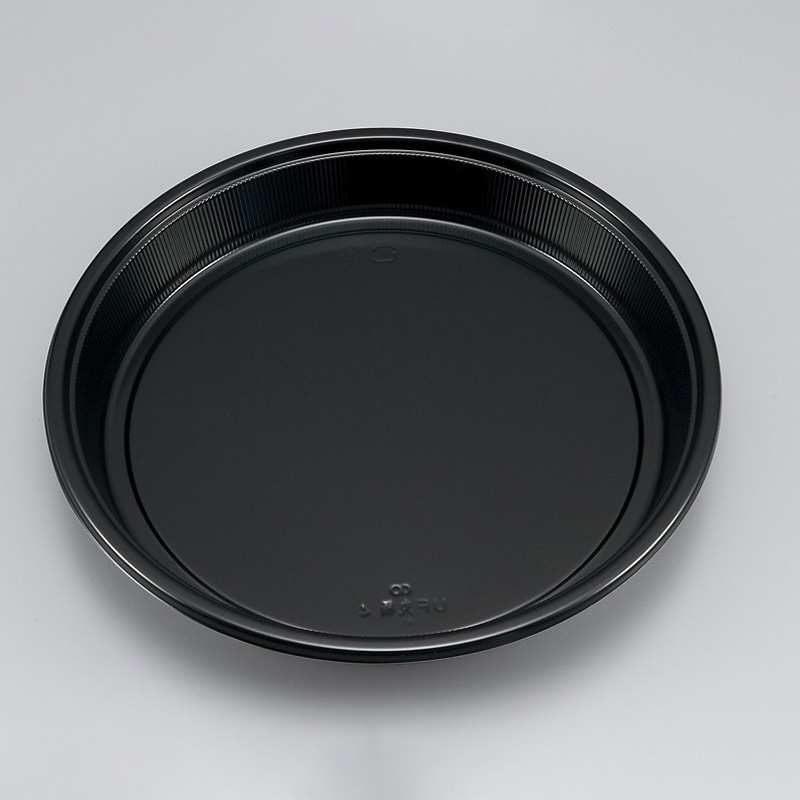 シーピー化成 寿司容器　UF丸桶　本体 4 黒 10枚/袋（ご注文単位24袋）【直送品】