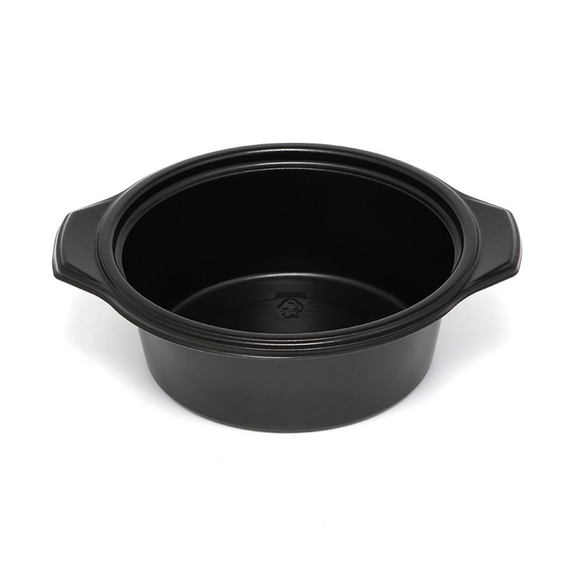 シーピー化成 鍋型容器 BF-385 本体 黒 50枚/袋
