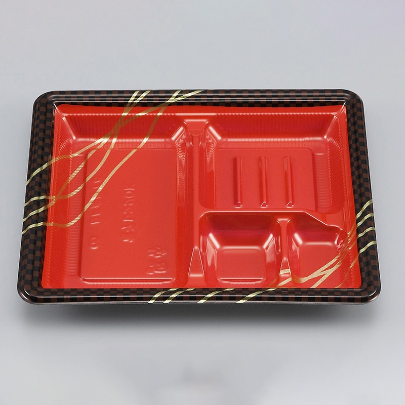 シーピー化成 弁当容器 BF弁当 本体 76 市松 50個/袋(ご注文単位16袋)【直送品】