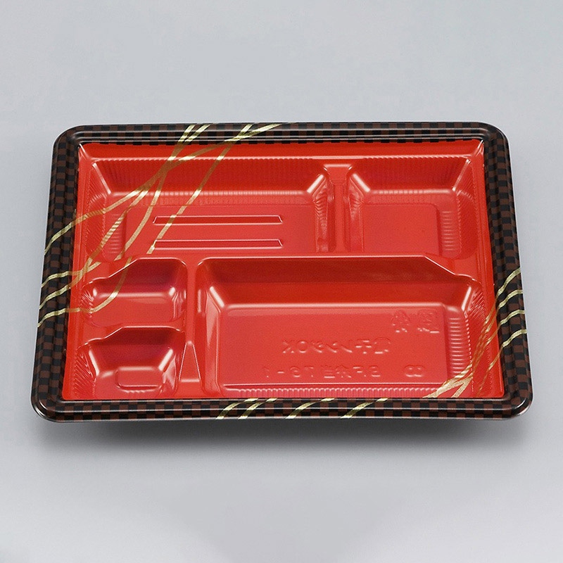 シーピー化成 弁当容器 BF弁当 本体 76-1 市松 50個/袋(ご注文単位16袋)【直送品】