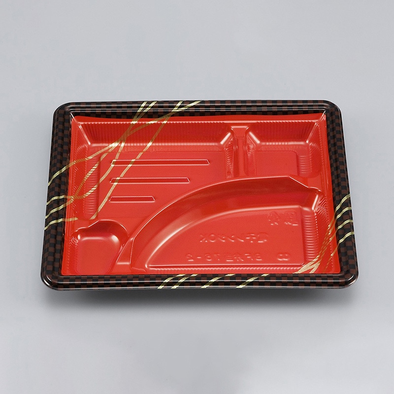 シーピー化成 弁当容器 BF弁当 本体 76-2 市松 50個/袋(ご注文単位16袋)【直送品】