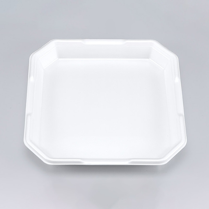 >シーピー化成 精肉用トレー L-カク3 無地 50個/袋(ご注文単位6袋)【直送品】