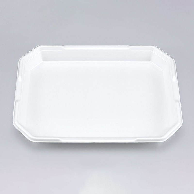 >シーピー化成 精肉用トレー L-カク5 無地 50個/袋（ご注文単位6袋）【直送品】