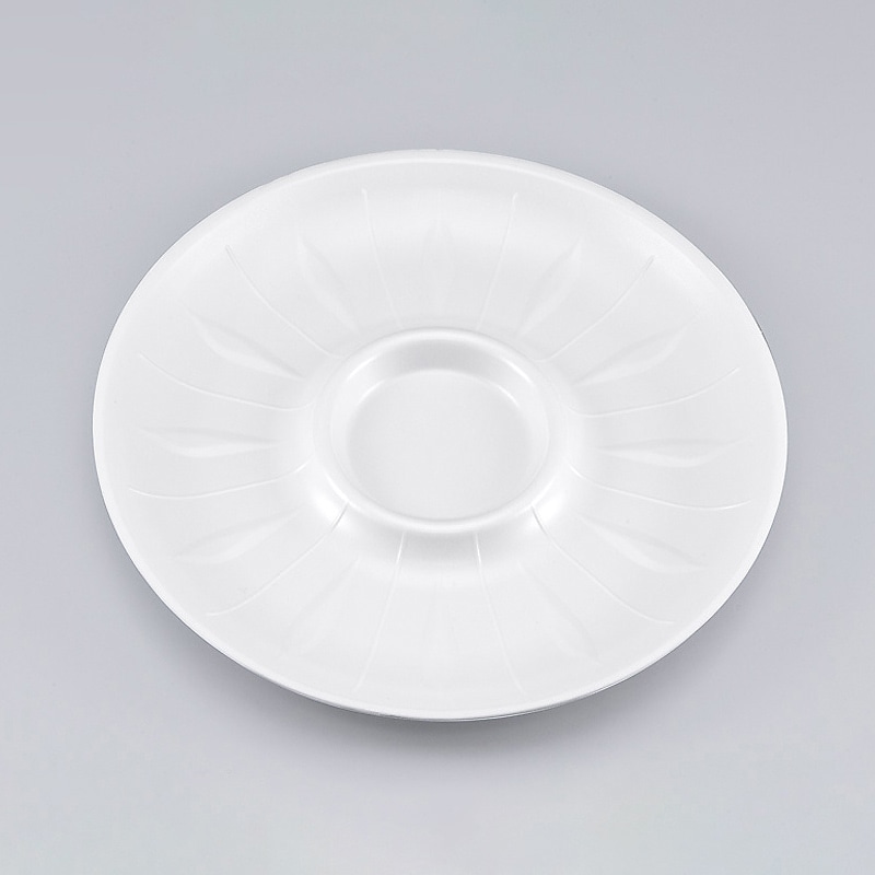 シーピー化成 精肉用トレー　SF丸皿 255 無地 50個/袋（ご注文単位8袋）【直送品】