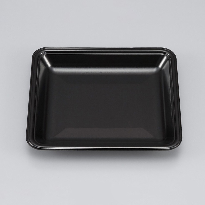 >シーピー化成 汎用トレー 新LL 17-25 黒 100個/袋(ご注文単位12袋)【直送品】