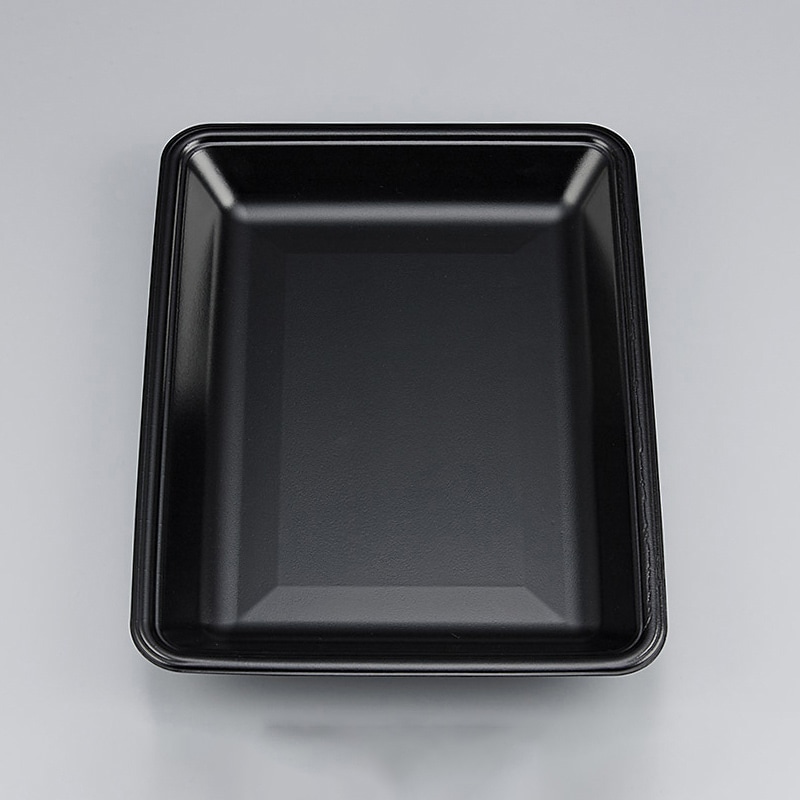 シーピー化成 汎用トレー 新LL 27-30 黒 100個/袋(ご注文単位9袋)【直送品】