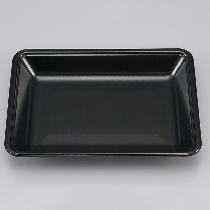 >シーピー化成 汎用トレー 新LQ 18-33 黒 100個/袋(ご注文単位9袋)【直送品】