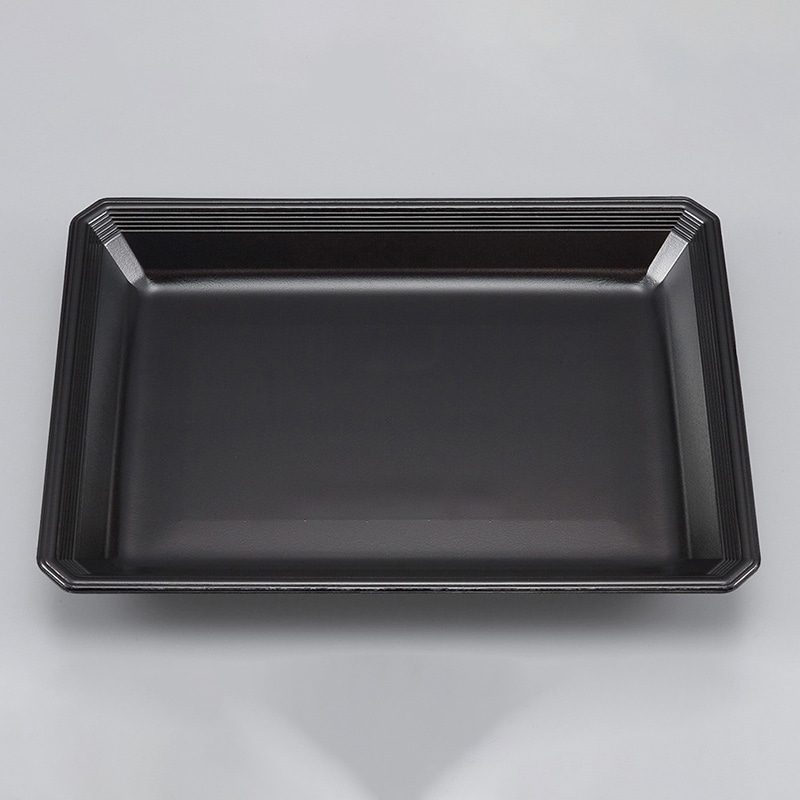 シーピー化成 汎用トレー　匠R 21-30 黒 100個/袋（ご注文単位9袋）【直送品】