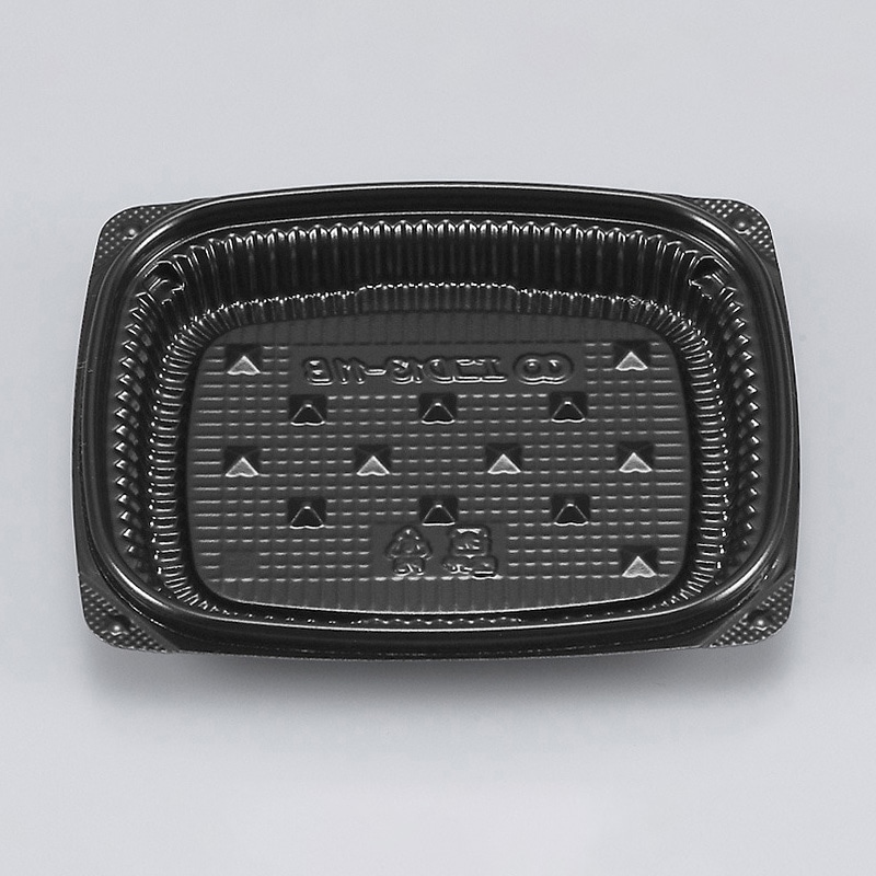 シーピー化成 惣菜容器 BFエコD 本体 13-11B 黒 50個/袋(ご注文単位40袋)【直送品】