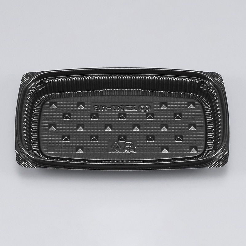 シーピー化成 惣菜容器 BFエコD 本体 18-11B 黒 50個/袋(ご注文単位30袋)【直送品】