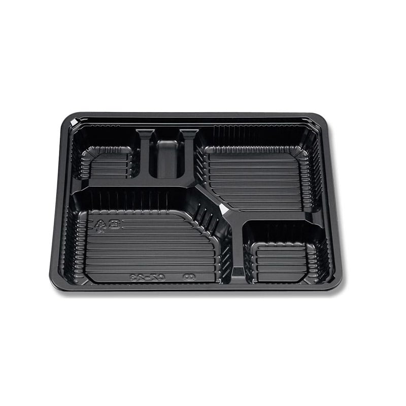 シーピー化成 弁当容器 新CZ-23 BS黒 本体 50枚/袋