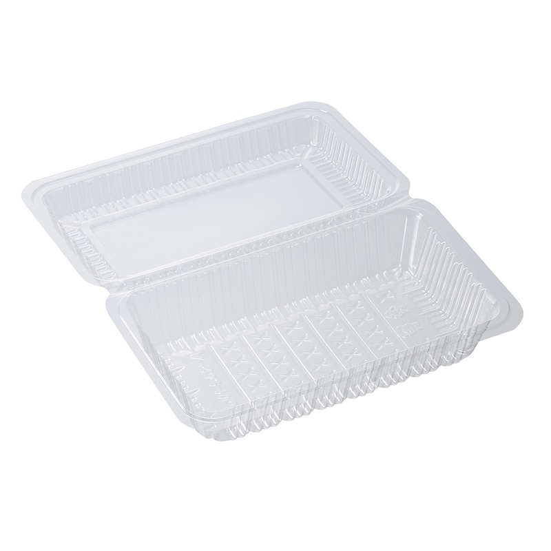 シーピー化成 食品容器 フードパック(折蓋タイプ) H-502-A 中深 100枚/袋