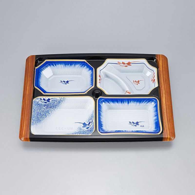 シーピー化成 仕出し容器　本体 NU-333 風流 20枚/袋（ご注文単位16袋）【直送品】