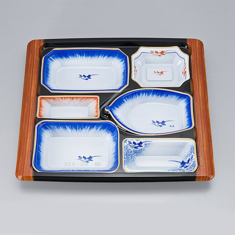 シーピー化成 仕出し容器　NU-335　本体  風流 20枚/袋（ご注文単位14袋）【直送品】