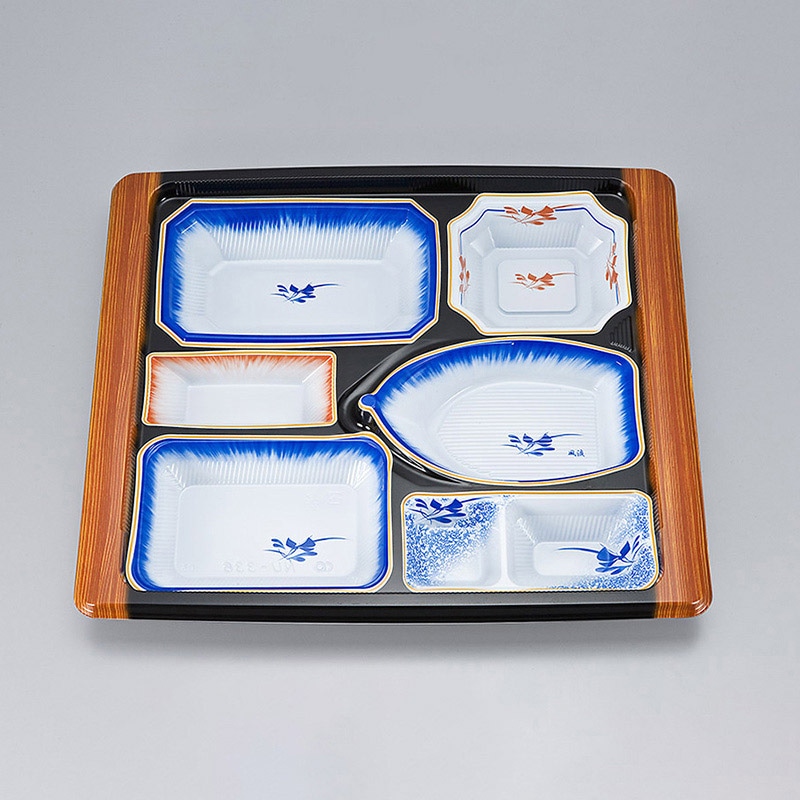 シーピー化成 仕出し容器 本体 NU-336 風流 20枚/袋(ご注文単位12袋)【直送品】