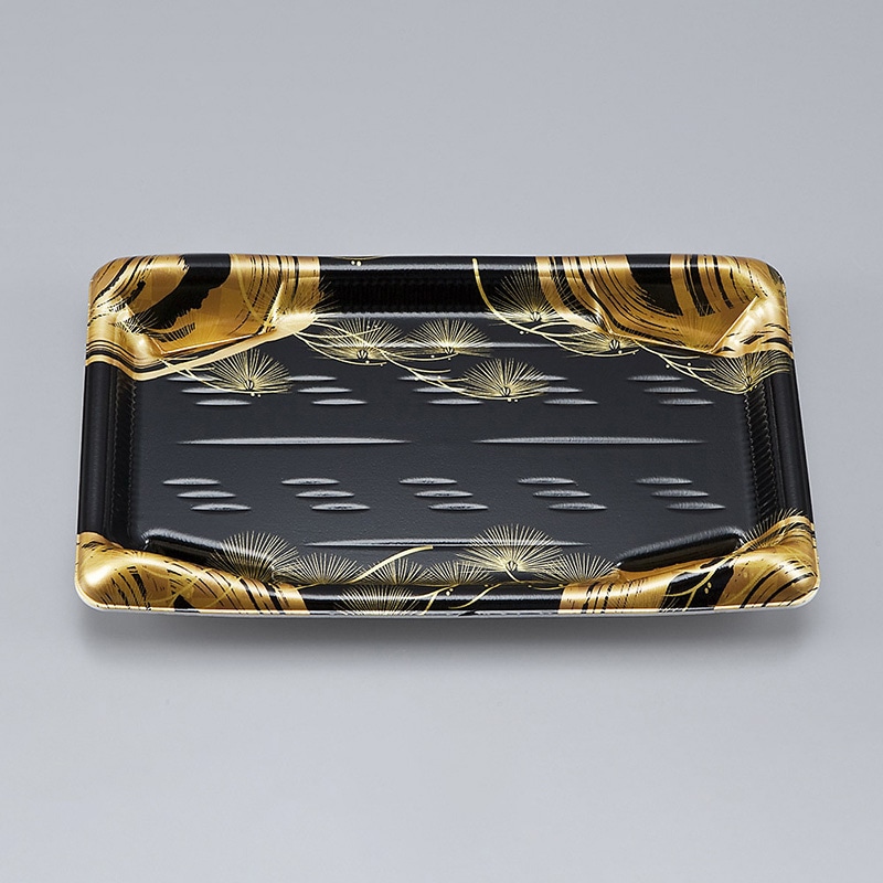 シーピー化成 寿司容器　SFみね皿　本体 25 雅 50枚/袋（ご注文単位16袋）【直送品】