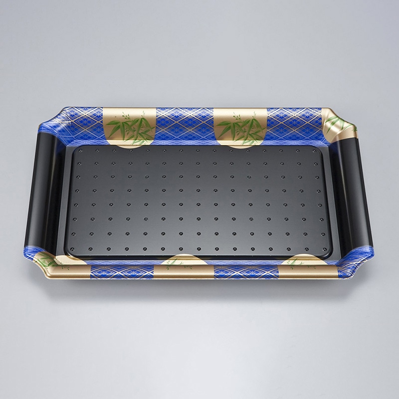 シーピー化成 刺身容器　SF盛皿　本体 58 笹山青 20枚/袋（ご注文単位15袋）【直送品】