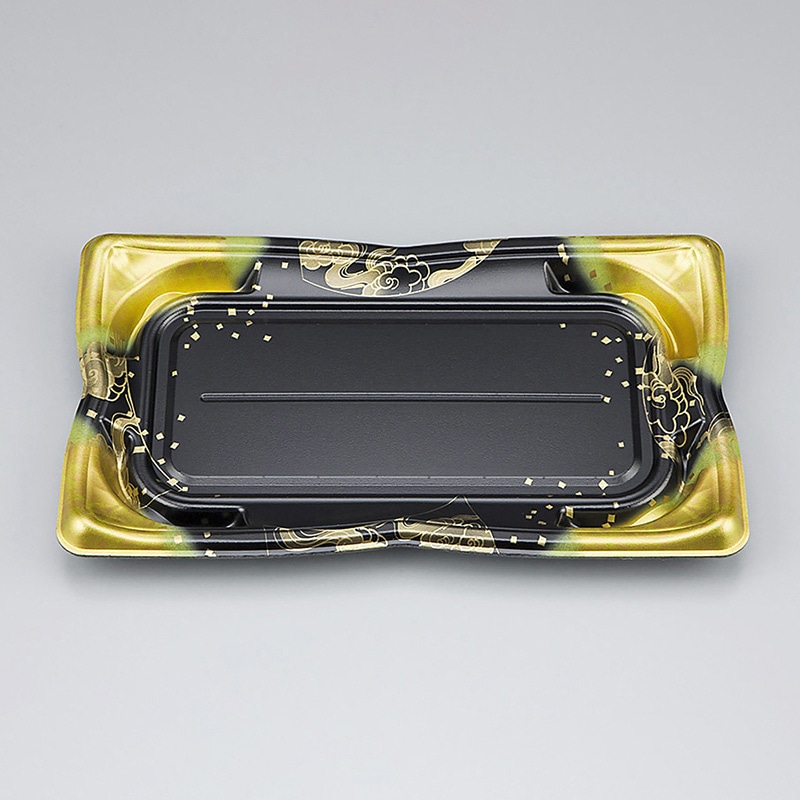 シーピー化成 寿司容器 SF華皿 本体 25 水雲 50枚/袋(ご注文単位16袋)【直送品】