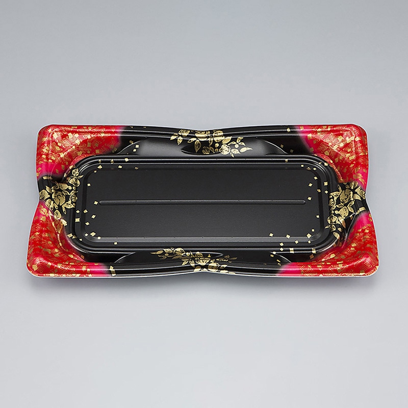 シーピー化成 寿司容器 SF華皿 本体 25S 冬山 50枚/袋(ご注文単位16袋)【直送品】