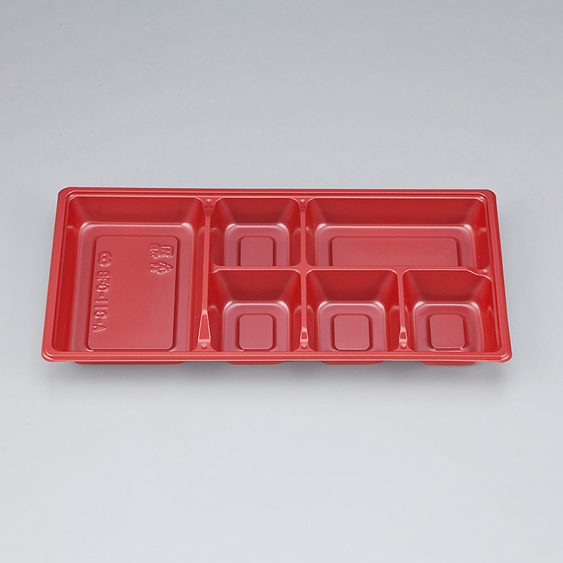 シーピー化成 弁当容器　中仕切 BFO-110-A 赤BS 50枚/袋（ご注文単位16袋）【直送品】