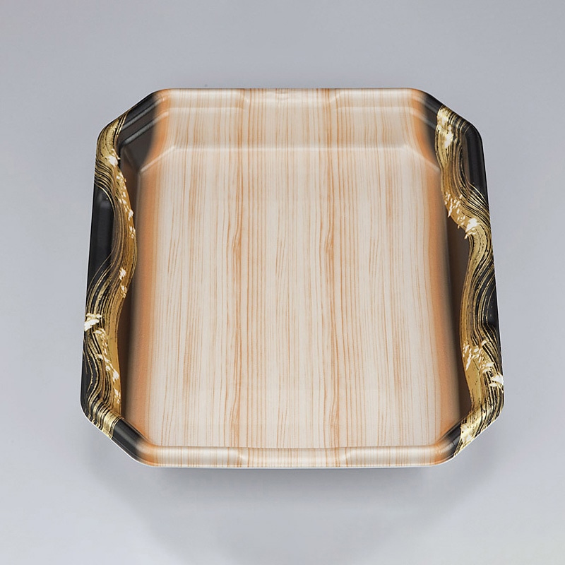 シーピー化成 精肉用トレー L-カク2.5 筆木目 50枚/袋(ご注文単位8袋)【直送品】