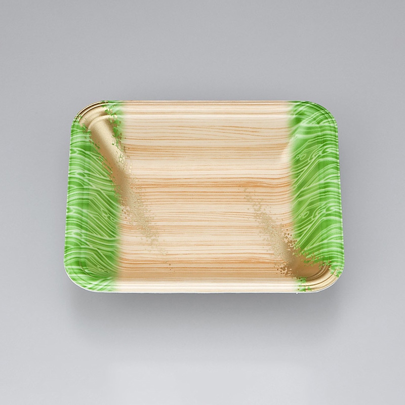 >シーピー化成 汎用トレー　新LF 13-30 浜唄緑 100枚/袋（ご注文単位24袋）【直送品】