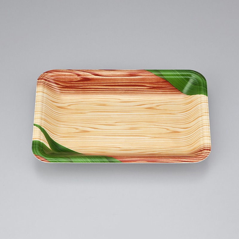 シーピー化成 汎用トレー 新LL 13-25 笹木目 100枚/袋(ご注文単位18袋)【直送品】