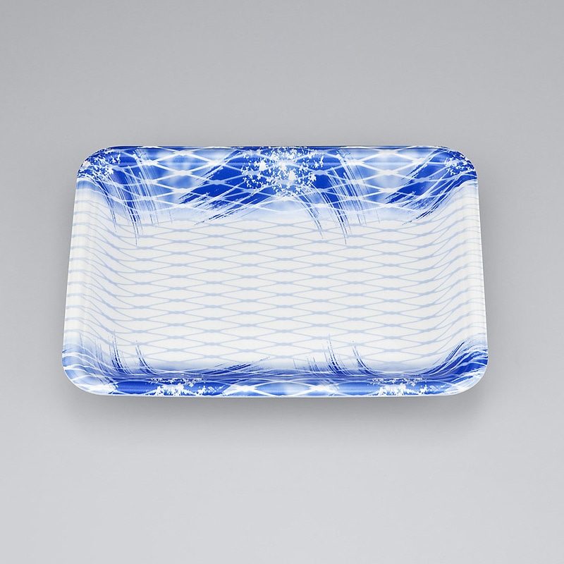 シーピー化成 汎用トレー 新LL 15-25 うしお青 100枚/袋(ご注文単位16袋)【直送品】